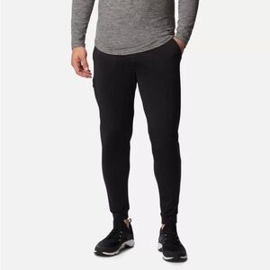 Columbia Mens Black Tie Waist Jersey jogger Pants Size Medium
